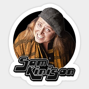 Retro Sam Kinison Smile Tribute Sticker